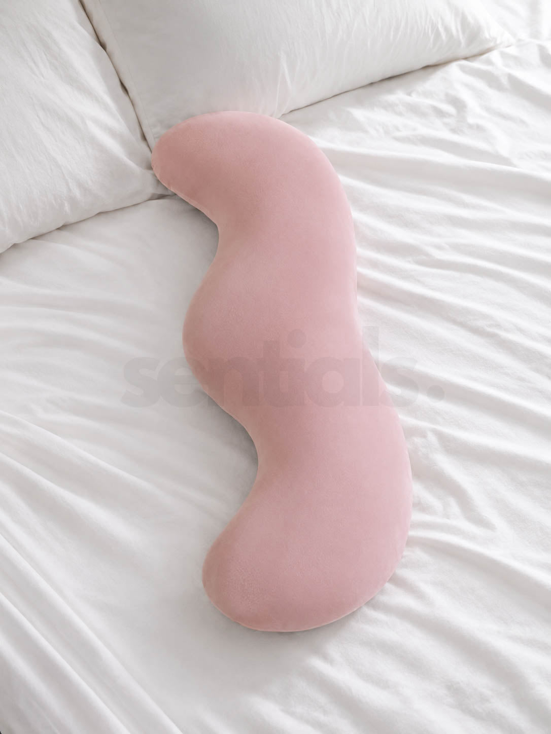 Contoured Velvet Sleep Pillow