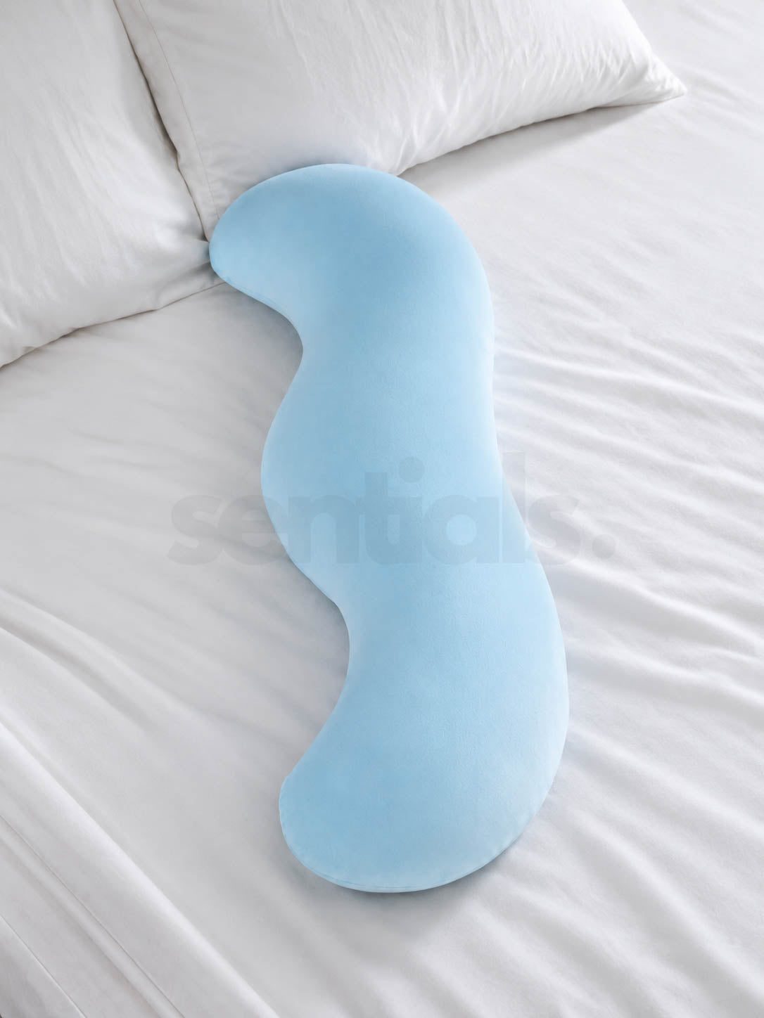 Contoured Velvet Sleep Pillow