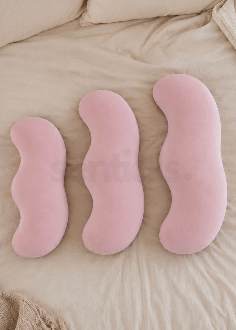 Contoured Velvet Sleep Pillow